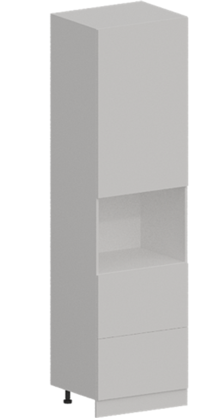 Кухня Модуль ШП2Я 600 Графит / Белый