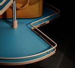 Угловая вращающаяся корзина, 810x(900-1100) мм