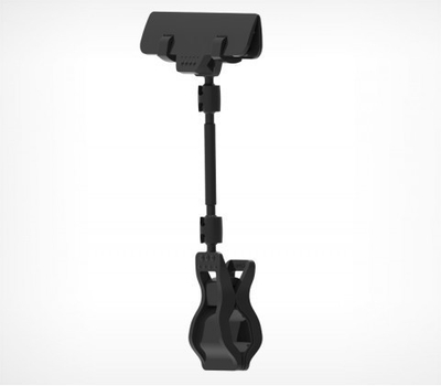 Держатель-прищепка черный