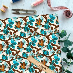 Ткань премиум таффета романтический этюд