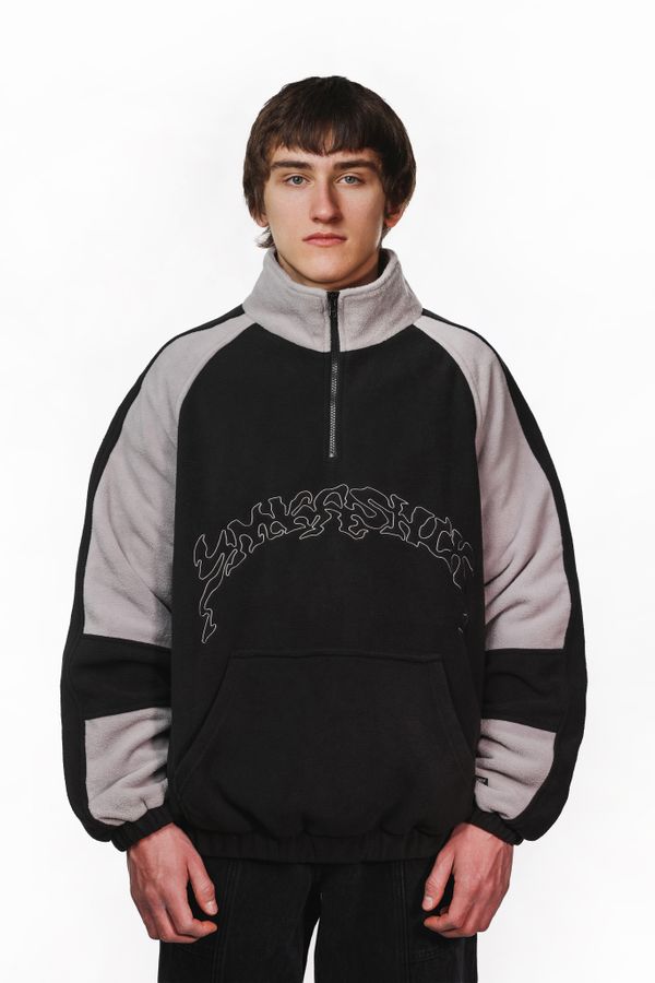 Толстовка Turbo fleece черный/серый - фото 3