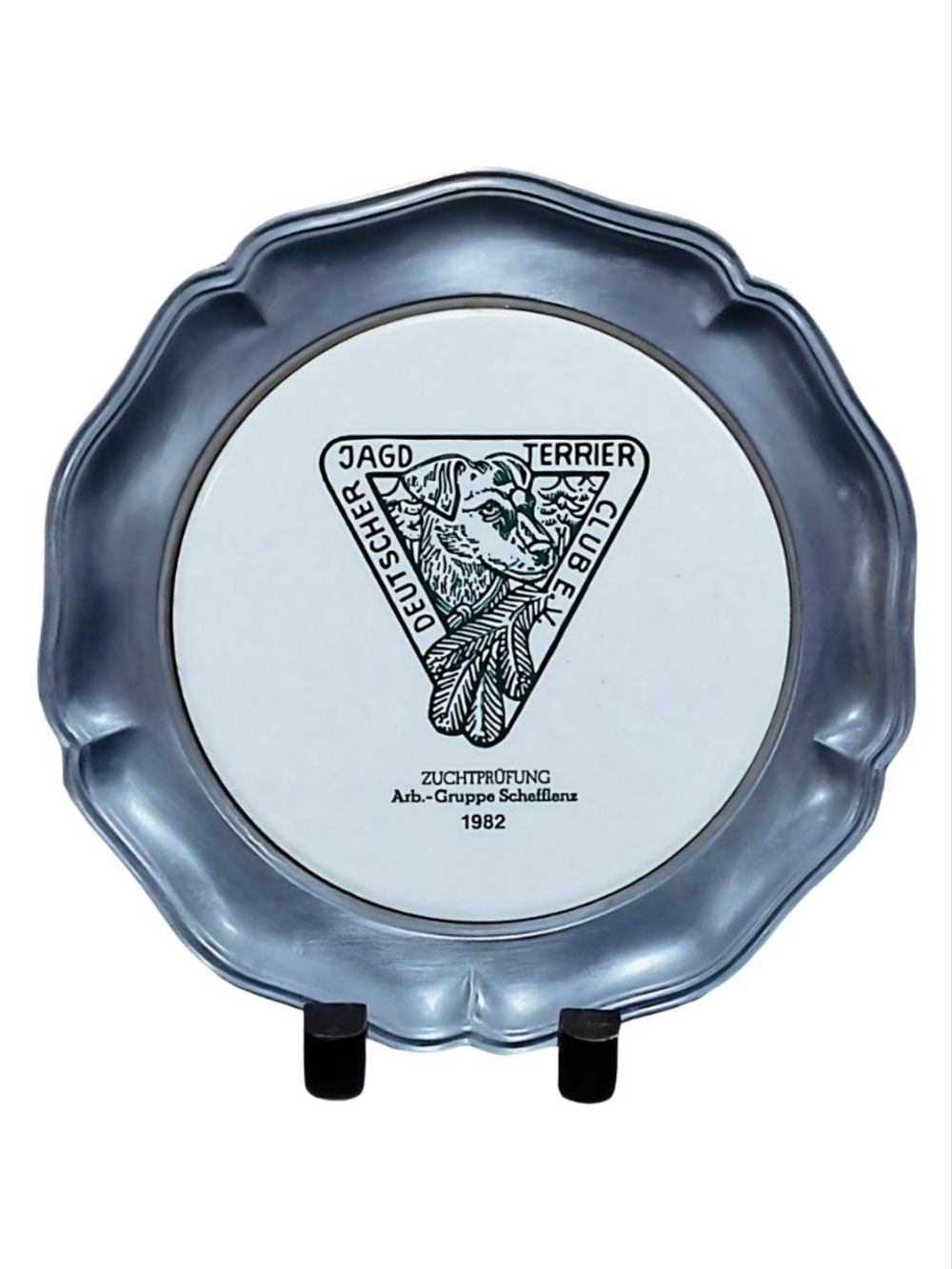Настенная тарелка "Немецкий клуб ягдтерьеров" Германия