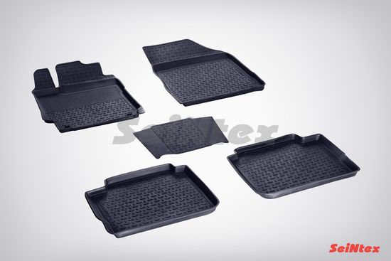 Резиновые коврики в салон Toyota Camry VII [XV50] (2011-2018) "Высокий борт"