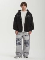Худи Октябрь Speed Zip "Black"