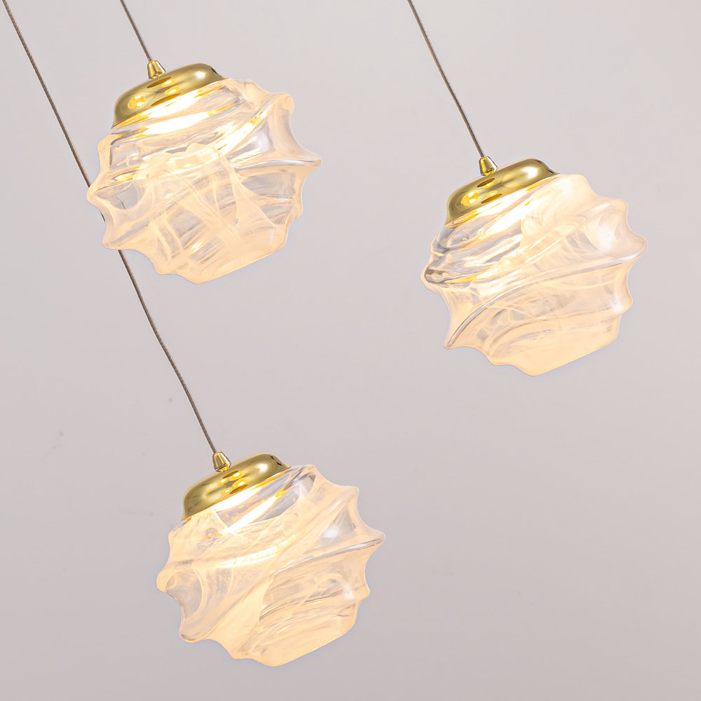 Подвесной светильник MD25030003-5B gold/clear