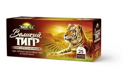 Гранд Чай Великий тигр Индия 25пак./24