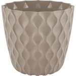 Горшок для цветов InGreen Wave с дренажной сеткой и съемным поддоном 1,4л, D145мм французс