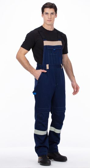 Костюм "Таль" полукомбинезон (т.синий/бежевый)