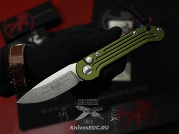 Автоматический нож Microtech 135-10OD LUDT с клинком из стали Böhler M390
