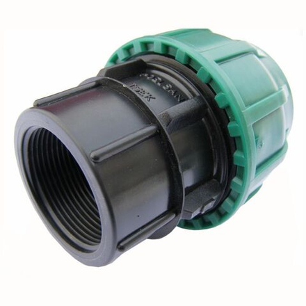 Муфта ПНД "Poelsan" 63х2" с внутренней резьбой  (6/84 шт)