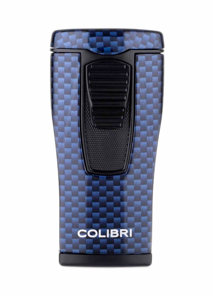 Зажигалка сигарная Colibri Monaco (тройное пламя), серый металлик