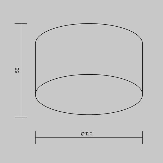 Уличный потолочный светодиодный светильник Maytoni Outdoor Zon IP O430CL-L15W4K