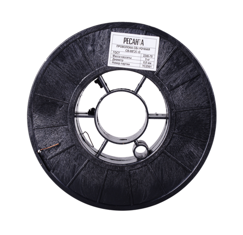 Сварочная проволока Ресанта СВ-08Г2С-O, Ф0,8 мм Катушка 5кг
