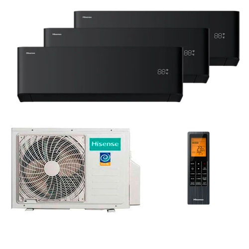Мульти сплит-система Hisense на 3 комнаты (20+20+20 кв.м.) VIBE PRO CARBON