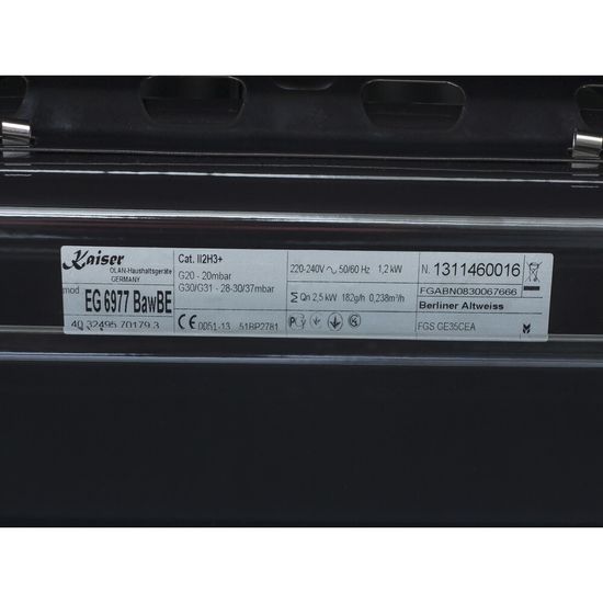 Газовый духовой шкаф Kaiser EG 6977 BawBE