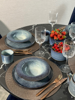 Тарелка для пасты «Corone Celeste» 268 мм синий