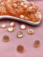 Пуговицы блузочные луна на ножке светло-оранжевый (персиковый)