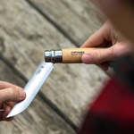 Нож Opinel №12, серейторный, нержавеющая сталь, бук, 2441