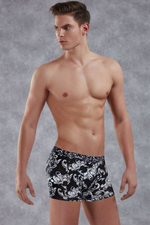 Мужские боксеры Doreanse Rococo (Размер: S) (Цвет: черный с белым)