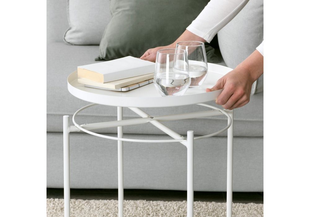 Журнальный столик-поднос Tray 1 46х52 white