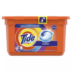 Капсулы гель автомат Tide сolor растворимые  22,8 гр/шт 12 шт/упак