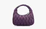 Сумка Miu Miu Wander Matelasse Nappa Leather Hobo Bag "Violet"