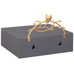 Тумба прикроватная Ин Блум подвесная Серый