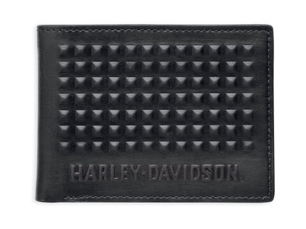 Мужской бумажник Harley-Davidson® черная кожа