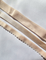 Бейка эластичная матовая 16мм серебристый пион