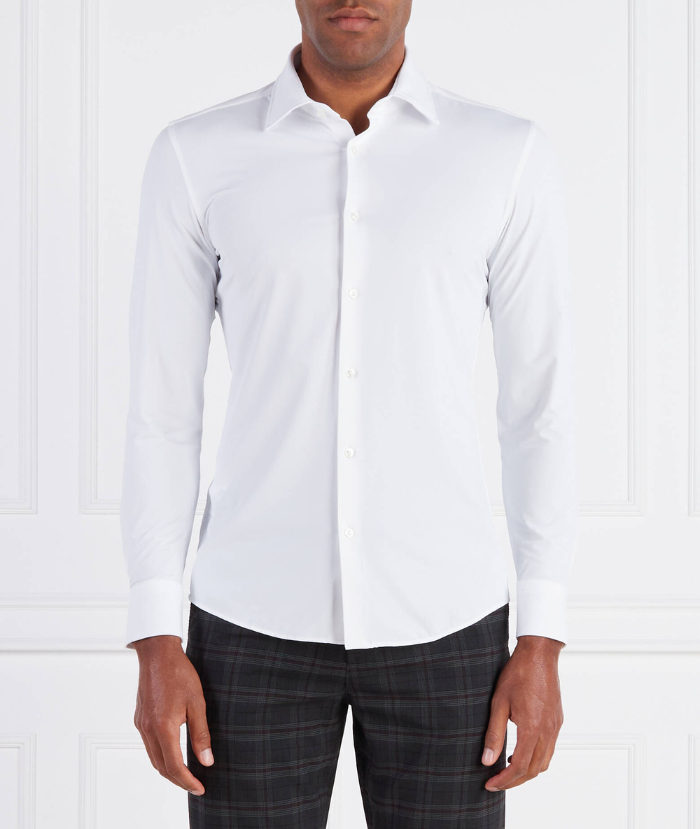 Рубашка P-HANK-kent-C1-222 BOSS BLACK - белый(50490393)