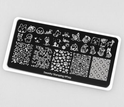 Swanky Stamping Пластина для стемпинга 119