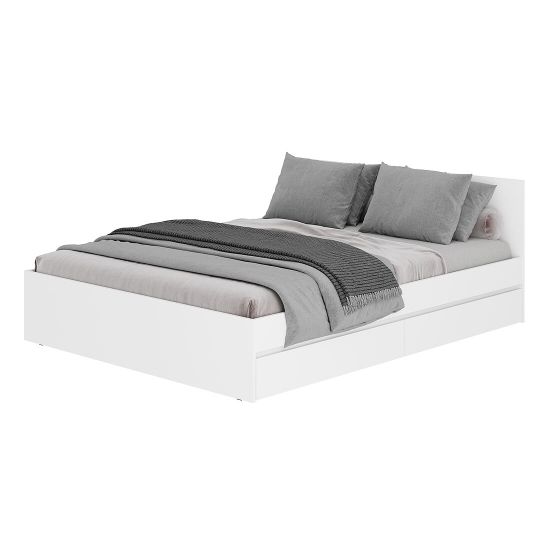 Кровать 160*200 СИМПЛ КР-17 белый/настил отдельно (1636х760х2060) /2/