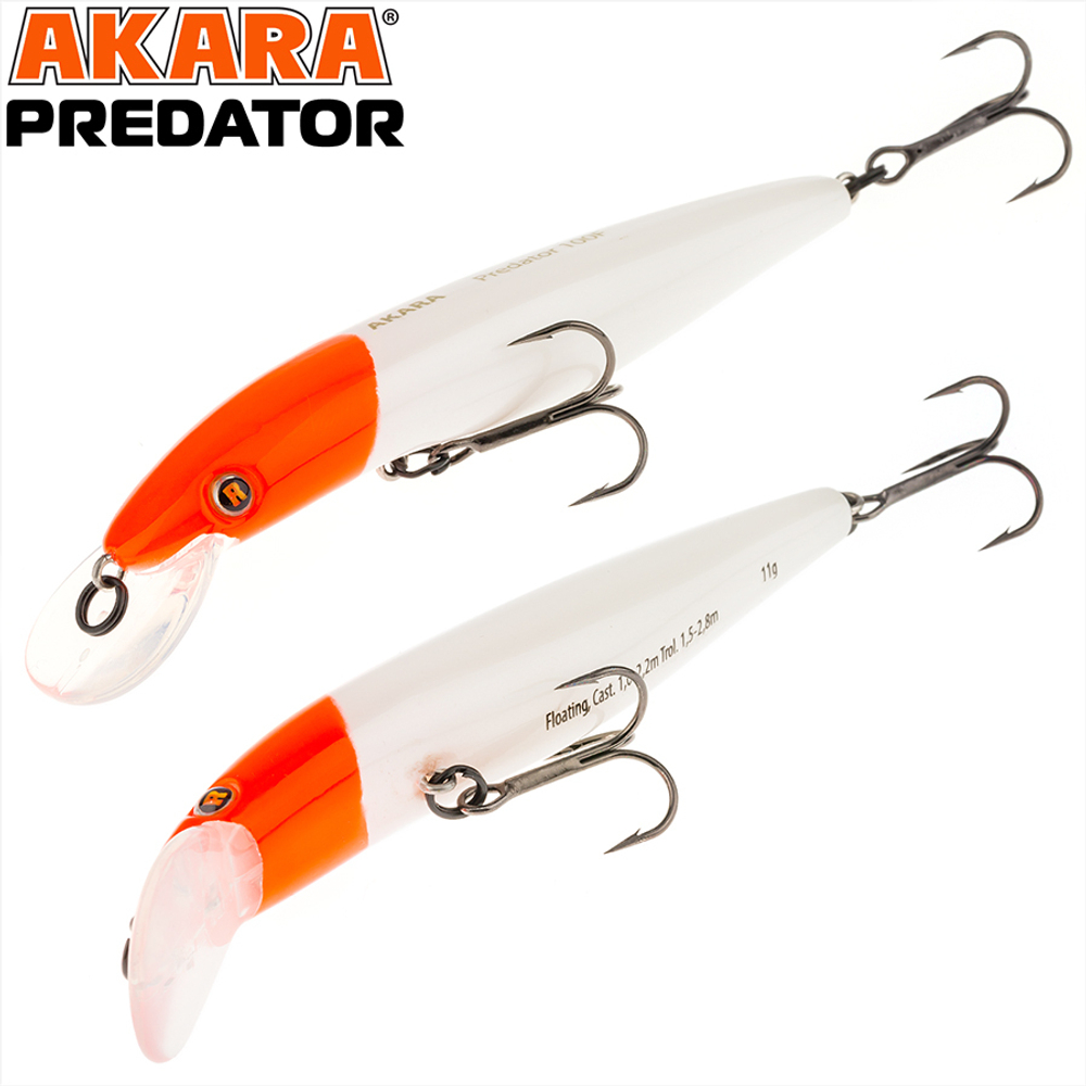 Воблер Akara Predator 100F 11гр. (2/5 oz 3,9 in) A1