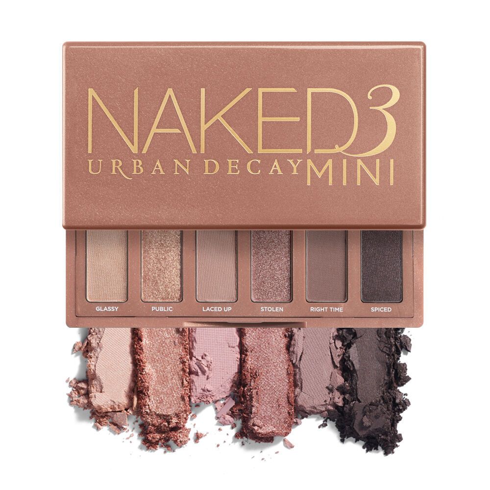 Мини-палетка теней для век Urban Decay Naked 3 Mini Eyeshadow Palette 6 Colors