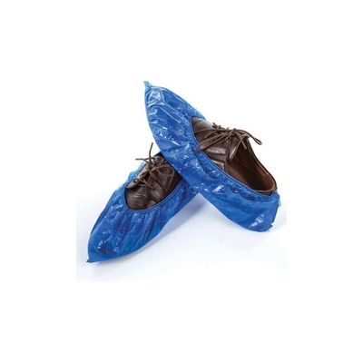 Бахилы КОМПЛЕКТ 600 шт. (300 пар), СВЕРХПРОЧНЫЕ, двойная резинка, 40х14 см, 100 мкм, 10 г.