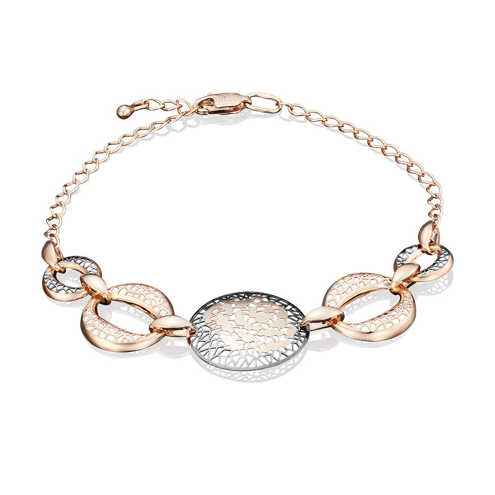 Браслет из красного золота