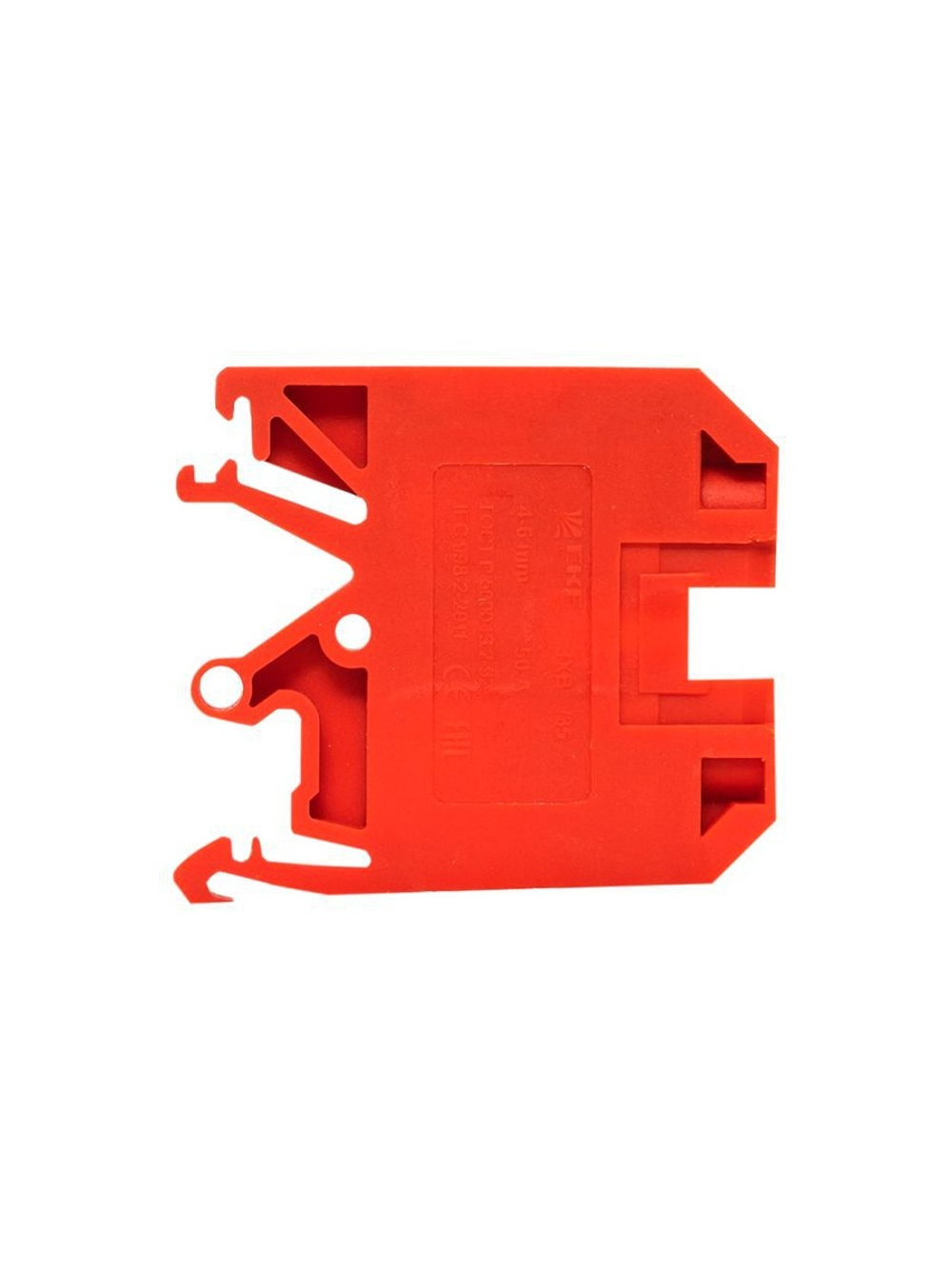 Колодка клеммная JXB-2.5/35 (25а) крас. EKF plc-jxb-2.5/35r