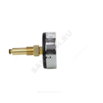 Термоманометр МД04 осевой Дк80 0-1,6 МПа L=40мм G1/4" 120С с переходником на G1/2" ЭКОМЕРА МД04-80-G-1,6МПа-120-L-40-ОИ