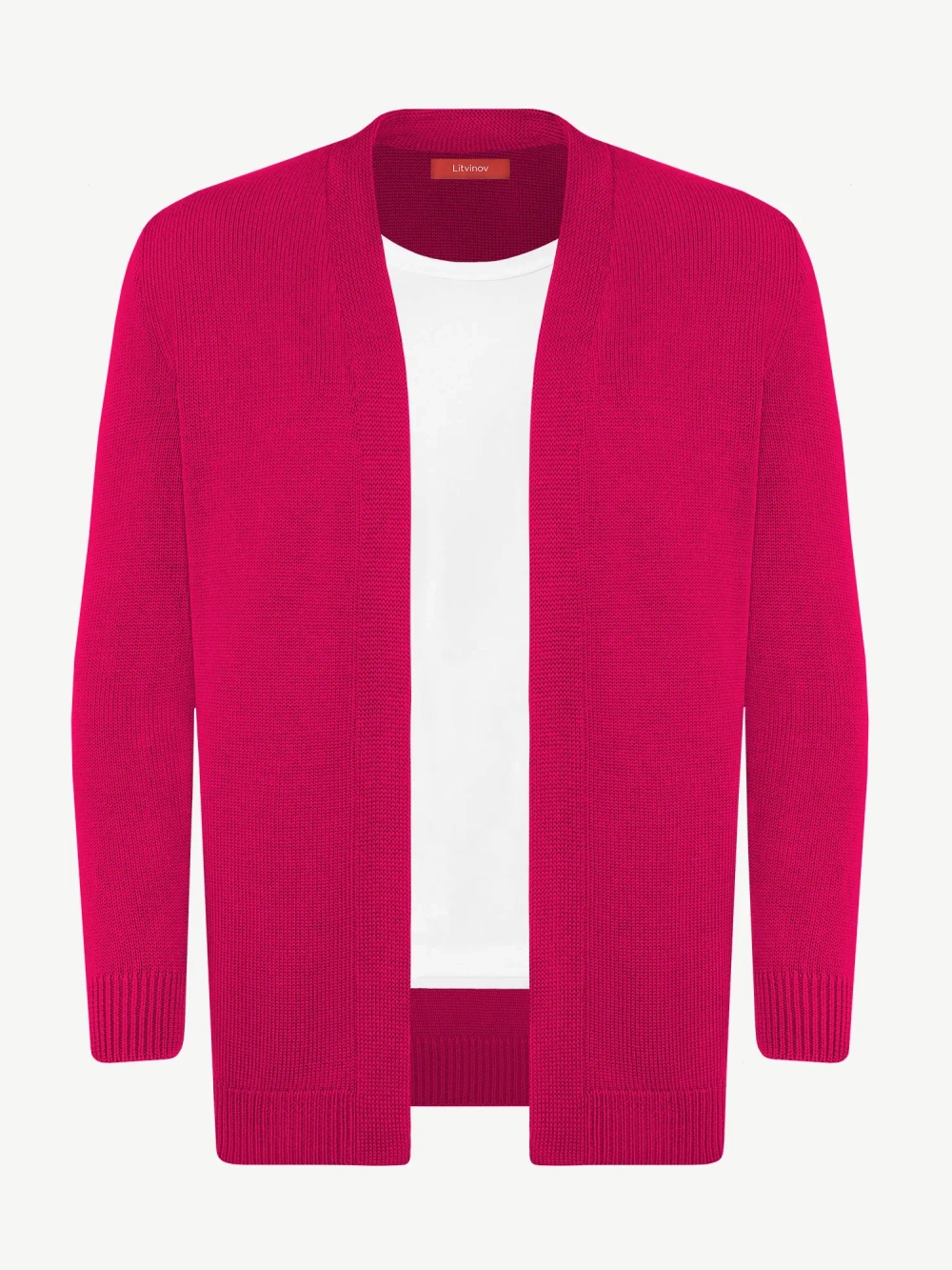 Кардиган с планкой из хлопка