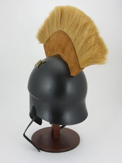 Nautical Шлем троянский "Ахиллес" со светлым плюмажем