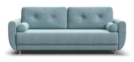 Диван Астон велюр монолит циан (последний экземпляр)