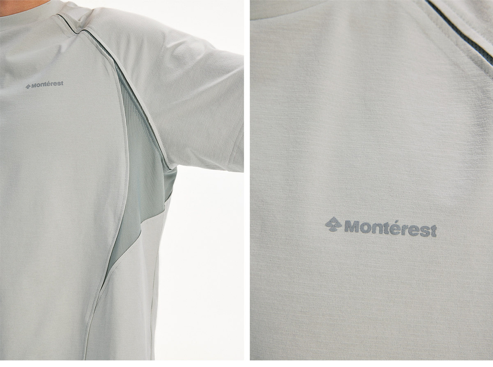 Футболка Nothomme Monterest 3А Outdoor серый