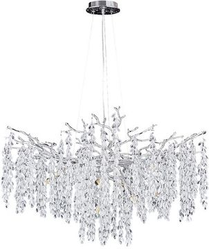 Подвесной светильник 10*G9 3135/26 SP-10 серебро Salice Divinare