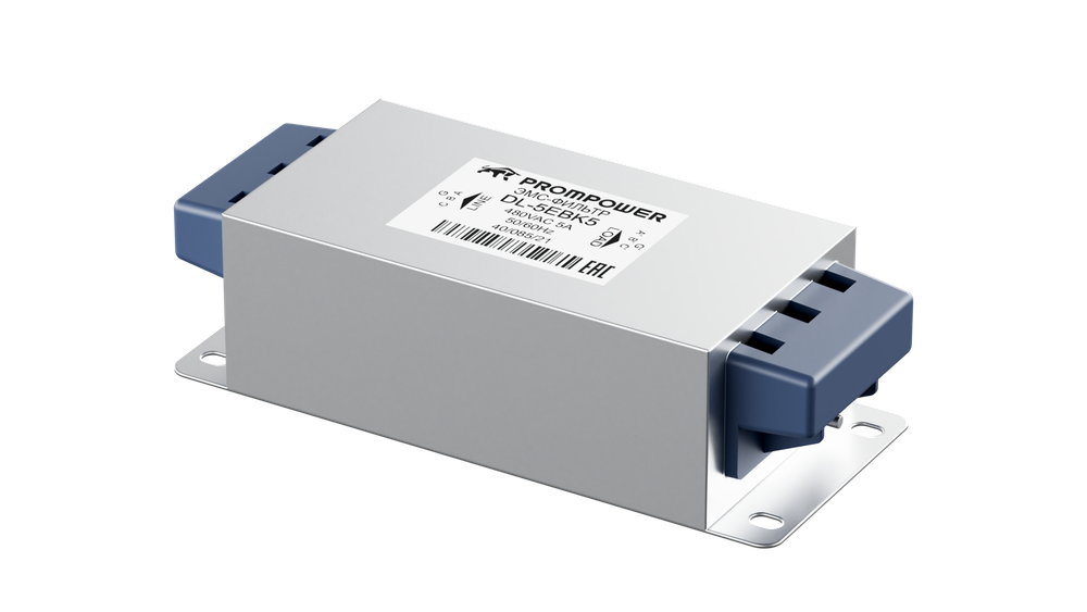 ЭМС-фильтр PROMPOWER DL-5EBK5, 400 В, 5 А, категория C2
