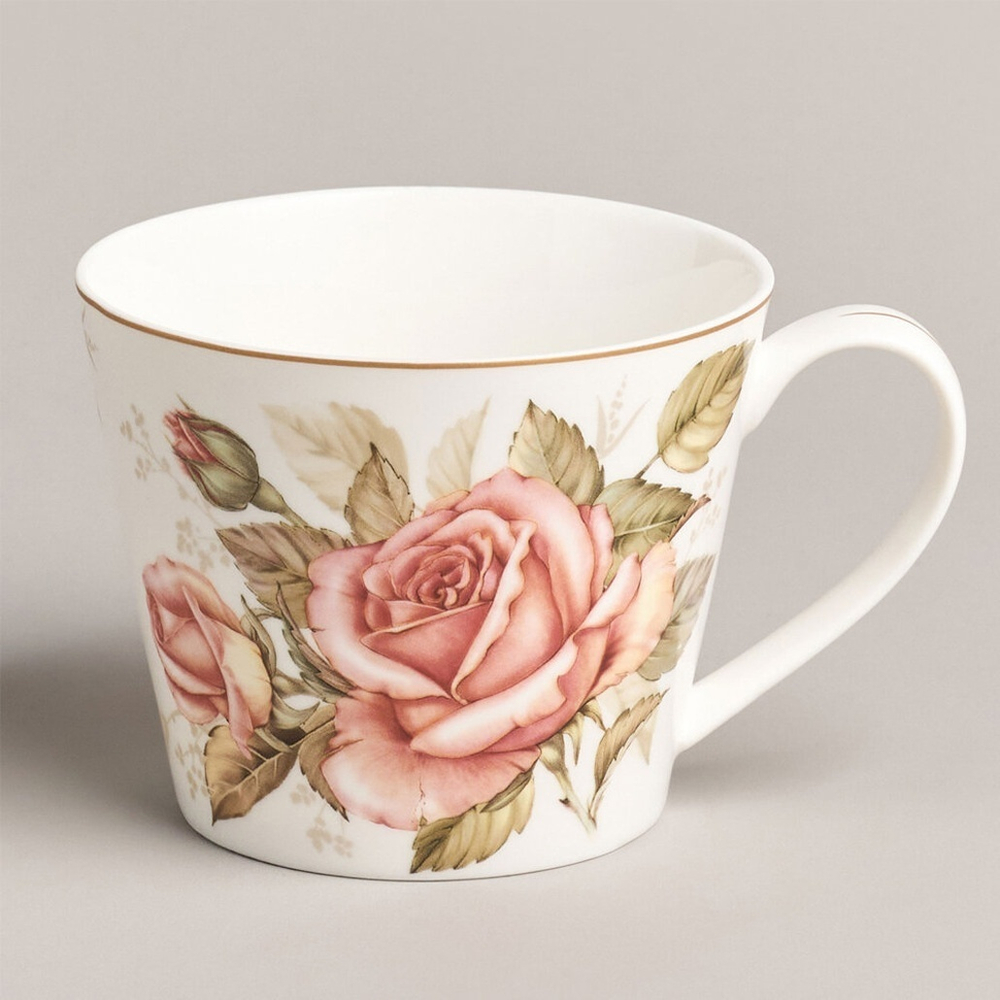 Кружка 450мл Корейская роза
