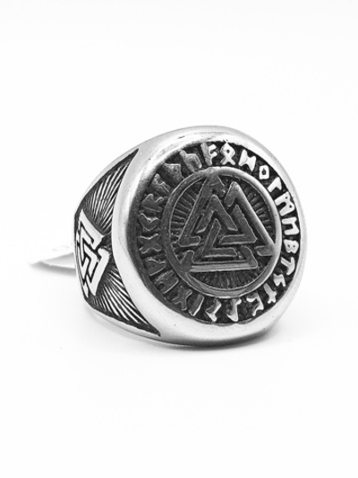 Кольцо Валькнут. Сталь