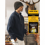 Мужской вязаный кардиган в стиле американского ретро