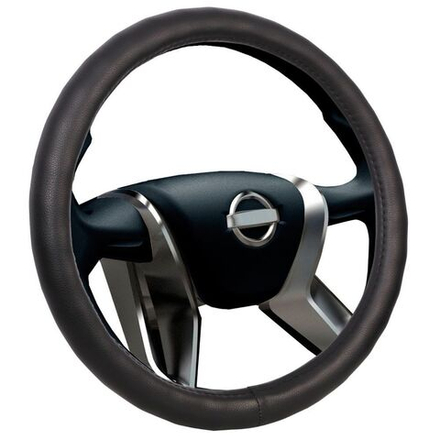 Оплетка на руль Voin Classik, OPLV0801, эко кожа, диаметр 38 см, М, чер
