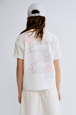 H&M Футболка с принтом, белый