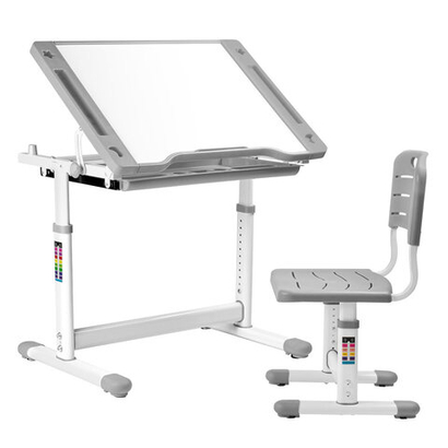 Комплект растущей детской мебели Anatomica Arlekino парта + стул + выдвижной ящик голубой